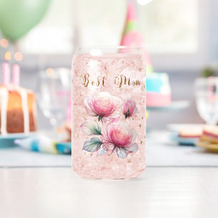 Soft Pink Chiffon Rose Dosenglas