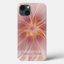 Soft Pink Dream Abstrakt Fraktal Blume Case-Mate iPhone Hülle