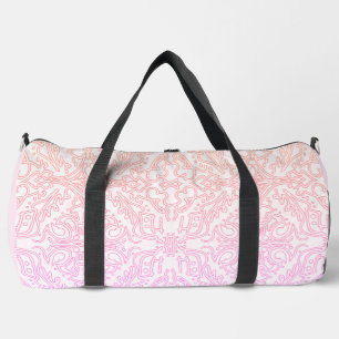 Soft Pink Dream Mandala-Musterreihe Duffle Bag