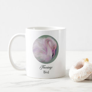 Soft Pink Flamingo Pastel Personalisiert Tasse