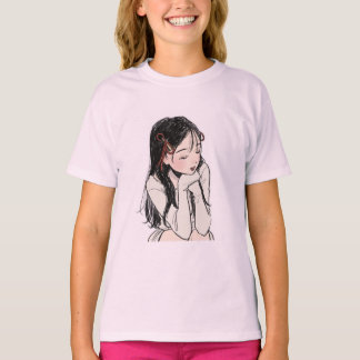 Soft Pink Girls T - Shirt - Lässig & komfortabel