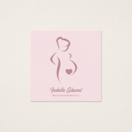 Soft Pink Maternity Doula Identity Illustration