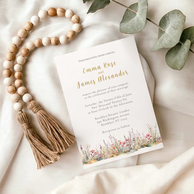 Soft Pink Minimalist Floral Wedding Invitation Einladung (Von Creator hochgeladen)