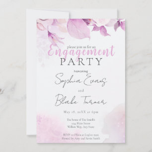 Soft Pink Modern Boho Wedding Party Einladung