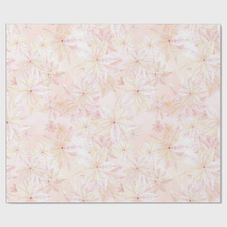 Soft Pink Poinsettias - Christmas Wrapping Paper Geschenkpapier