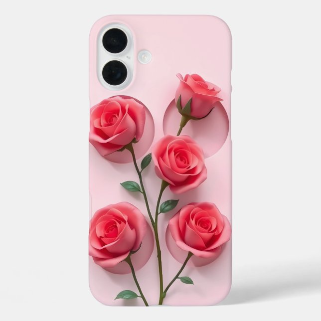 Soft Pink Rosenstrauß Kunst iPhone-Hülle Case-Mate iPhone Hülle (Rückseite)