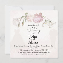 Soft Pink Roses & Bride and Groom Collection Ankündigung