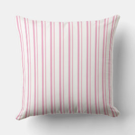 soft pink strips throw pillow kissen