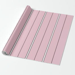 Soft Pink Vertical Stripe Pattern Minimal Geschenkpapier