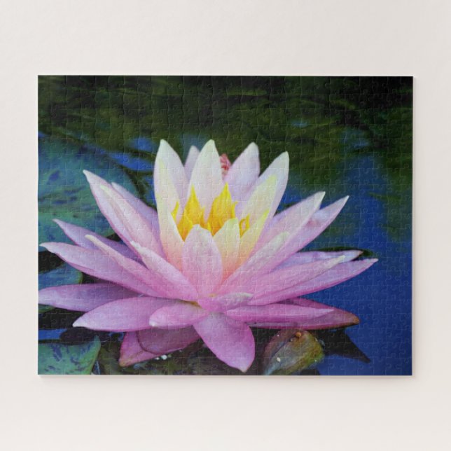 Soft Pink Wasserlilie Jigsaw Puzzle (Horizontal)