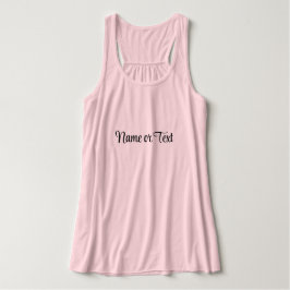 Soft Pink Women's Bella+Leinwand Flowy Racerback Tank Top