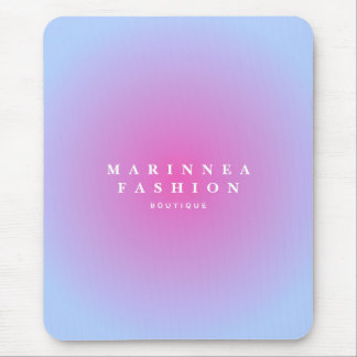 Soft Purple Blue Gradient Aura Mousepad