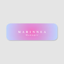 Soft Purple Blue Gradient Aura