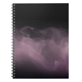 Soft Purple Smoke Abstract Art Notebook Notizblock