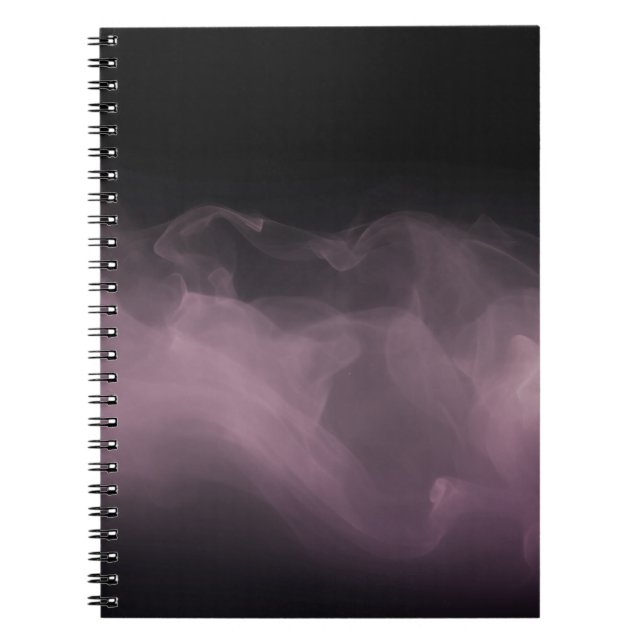 Soft Purple Smoke Abstract Art Notebook Notizblock (Vorderseite)