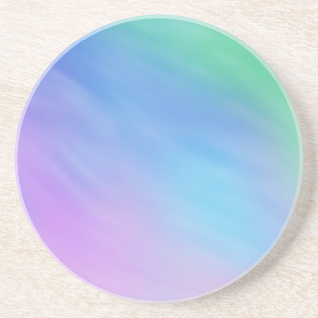 Soft Rainbow Colored Sky Getränkeuntersetzer (Vorne)