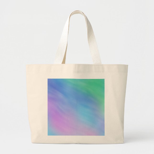 Soft Rainbow Colored Sky Jumbo Stoffbeutel (Vorne)