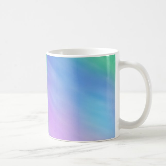 Soft Rainbow Colored Sky Kaffeetasse (Rechts)