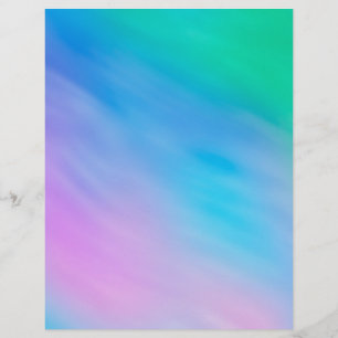 Soft Rainbow Colored Sky Stationery