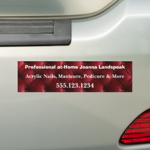 Soft Red Harlequin Diamond Muster Autoaufkleber