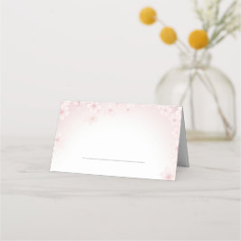 Soft, Romantic Cherry Blossom Wedding Table name Platzkarte