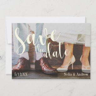 Soft Romantic Foto Typografie 30 Save the Date 2