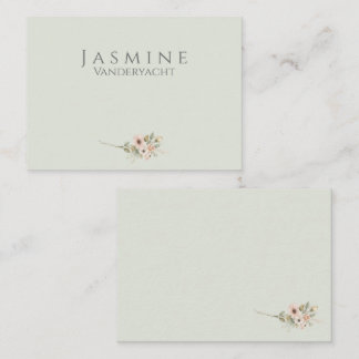 Soft Sage Botanical Wedding Place Cards Platzkarte