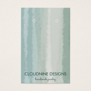 Soft Sage Earring Necklace Juwelier Display Card