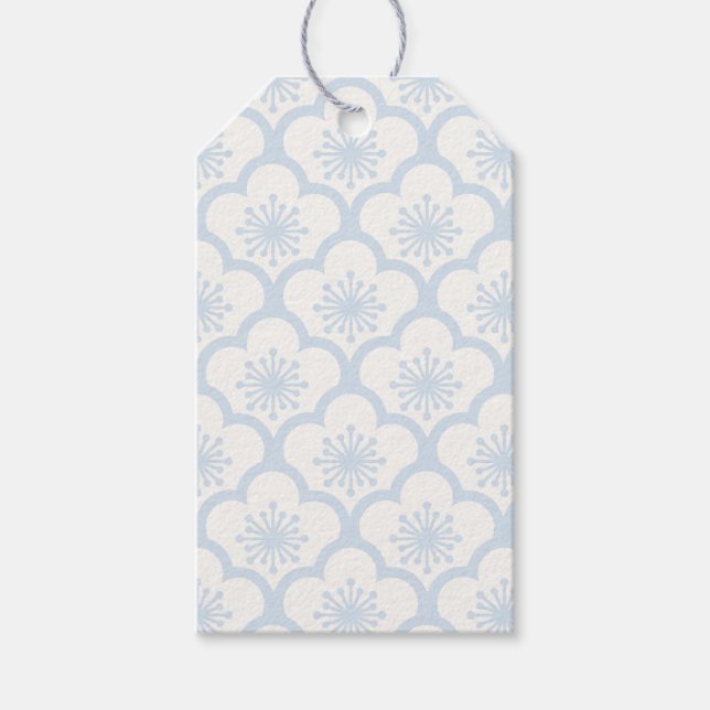 Soft Sakura Puderblau - Neutral Geschenkanhänger (Vorderseite)