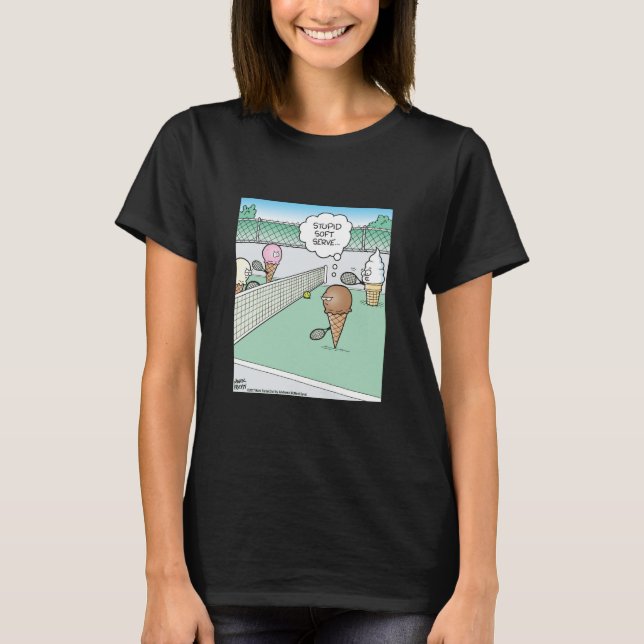 Soft Serve Ice Cream Tennis  T-Shirt (Vorderseite)