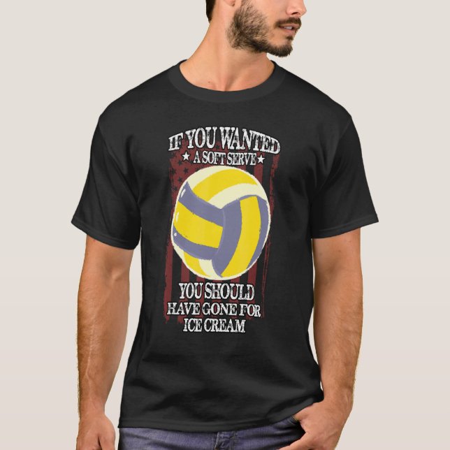 Soft Serve Volleyball T-Shirt (Vorderseite)