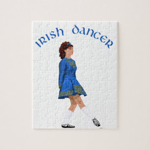 Soft Shoe Irish Dancer in Blue Puzzle