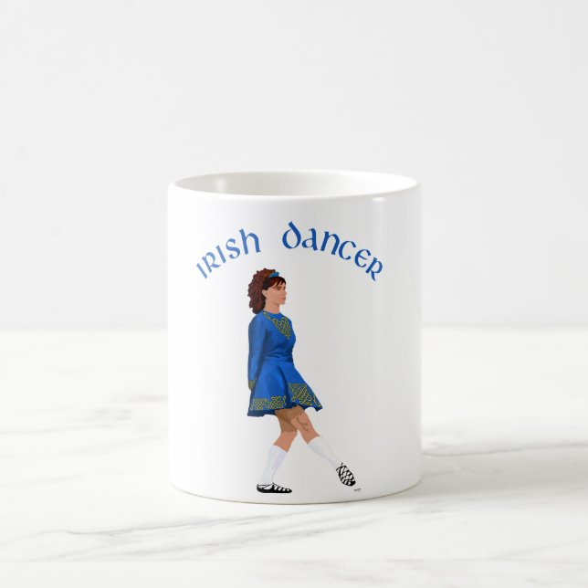 Soft Shoe Irish Dancer in Blue Tasse (Mittel)