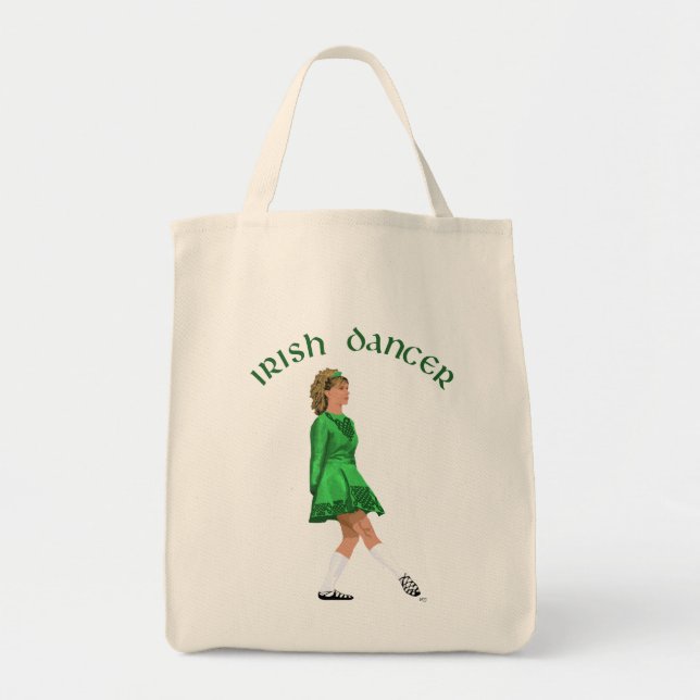 Soft Shoe Irish Dancer in Green Tragetasche (Vorne)