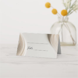 Soft-Skulpturen Elfenbeinhochzeit Platzkarte