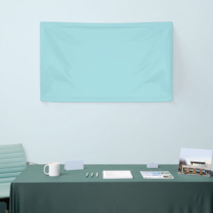Soft Sky Blue Solid Color Banner
