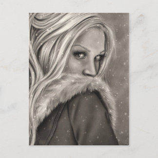 Soft Snow Weihnachtskarte Feiertagspostkarte