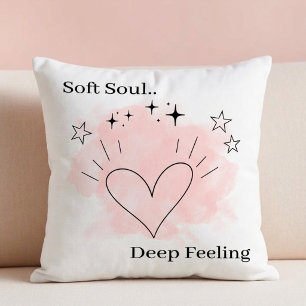 Soft Soul Kissen – Anpassbarer Text