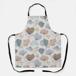 Soft Spring Botanical All-Over Print Apron Schürze