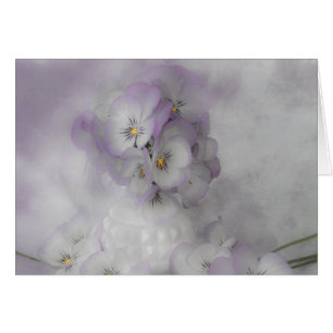 Soft-Stiefmütterchen-Karte