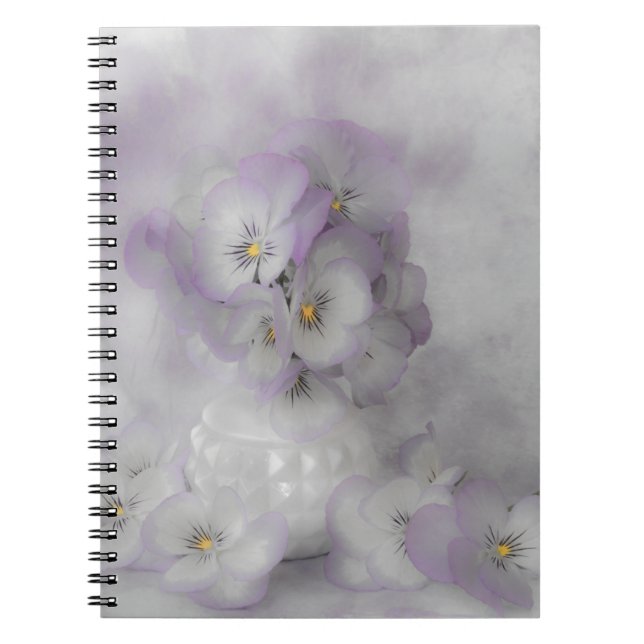 Soft Stiefmütterchen Notizblock (Vorderseite)