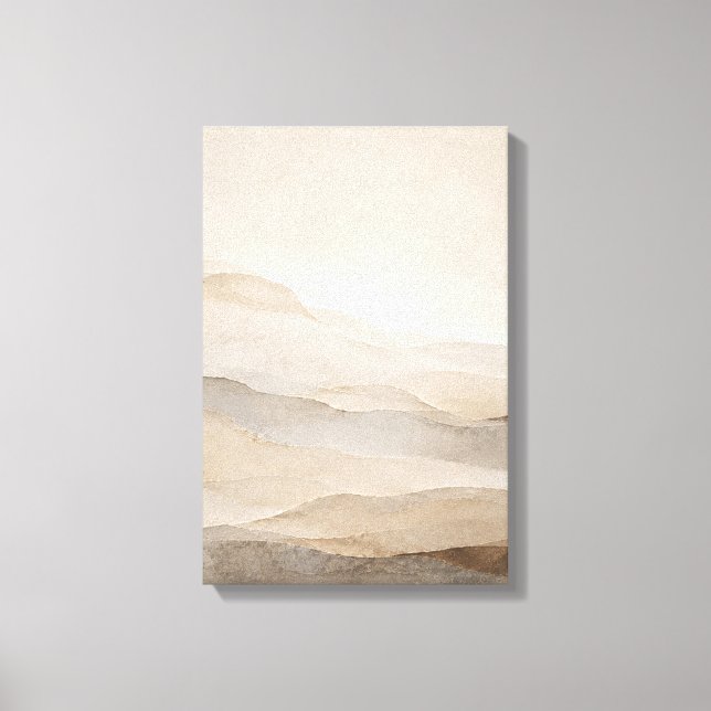 Soft Strata — Aurema Leinwanddruck (Vorderseite)