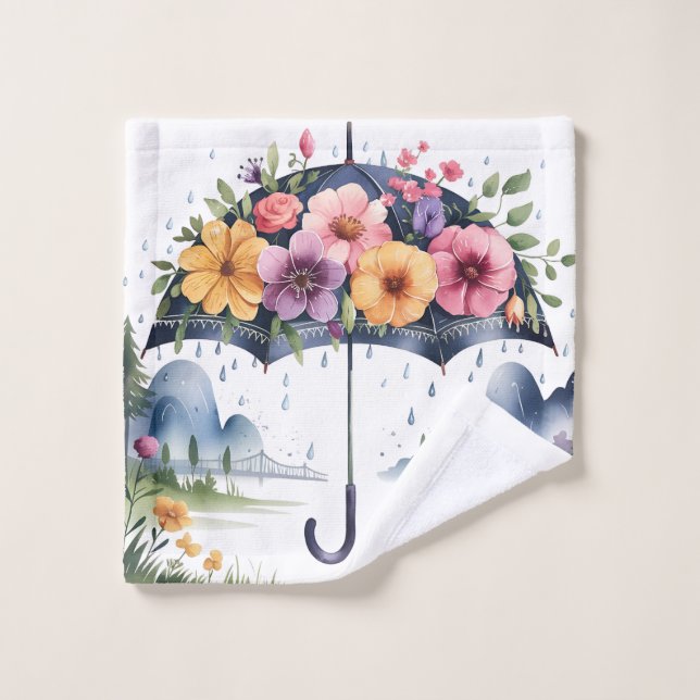 Soft & Stylish Wohngestaltung Essential Floral Waschlappen (Waschlappen)