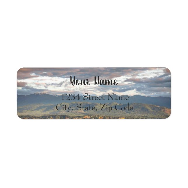 Soft Sunset Address Labels (Vorne)