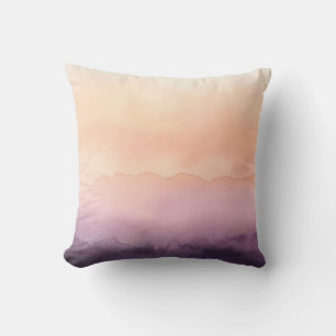 Soft Sunset Watercolor Kissen