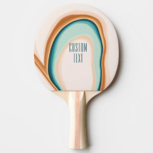 Soft Swirl Art Custom Design Ping Pong Paddle Tischtennis Schläger