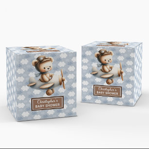 Soft Teddy Bär Pilot Baby Dusche Leckerei Box Idee Geschenkschachtel