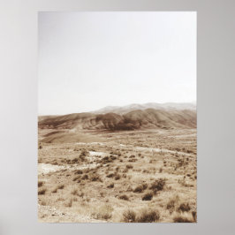 Soft Toned Painted Hills Oregon Poster