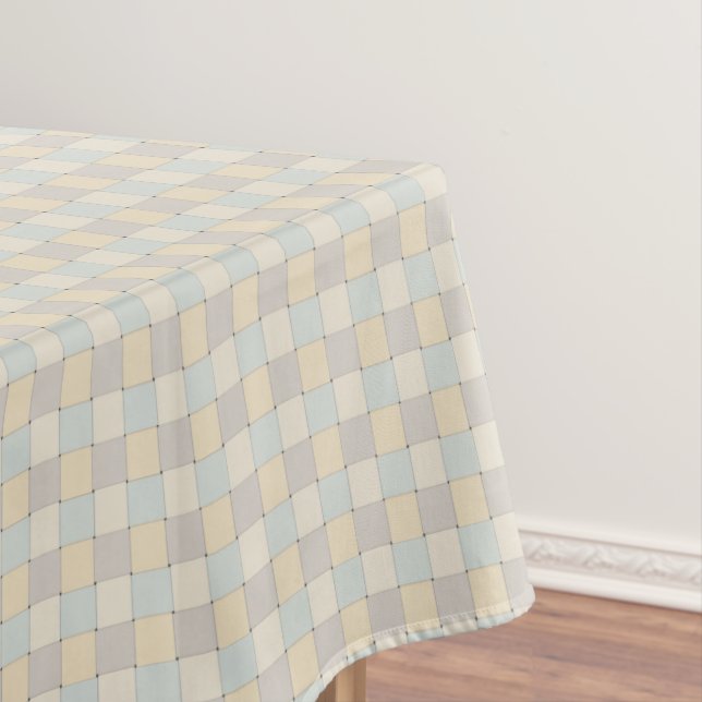 Soft Tones Woven Tiles Tischdecke (Beispiel)