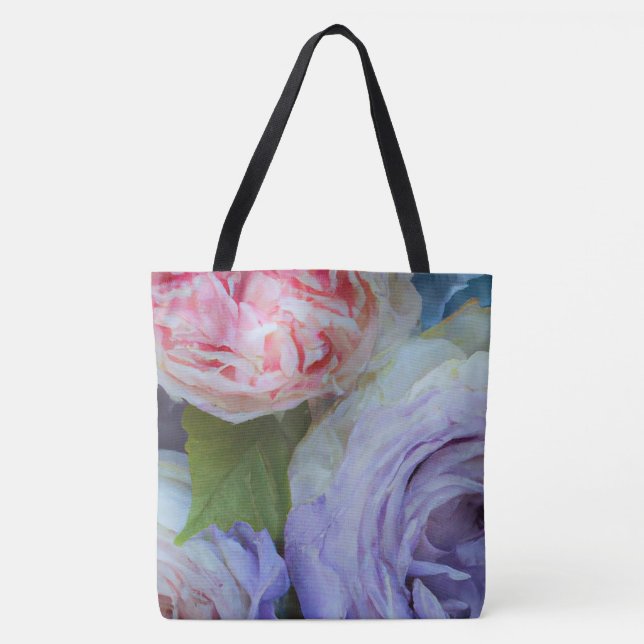 Soft-Totbag mit mehreren Blume (Vorderseite)